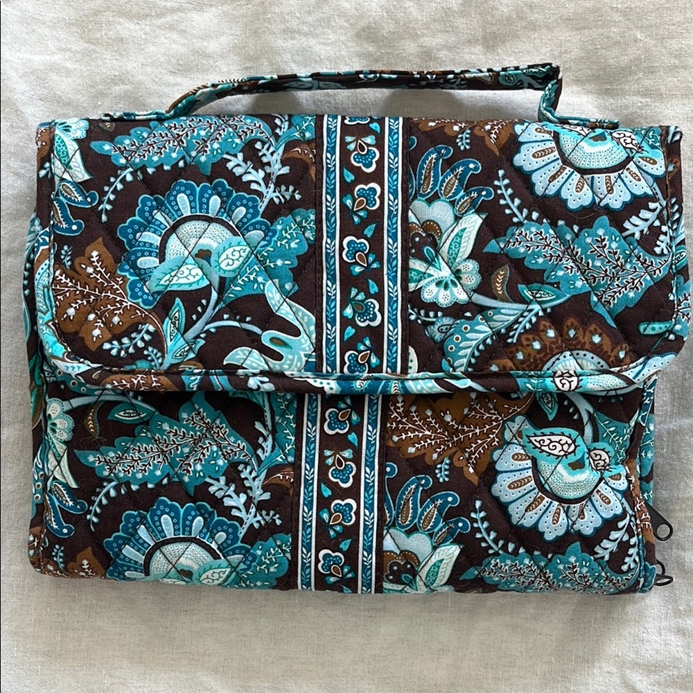 Vera Bradley Java Blue Jewelry Folio